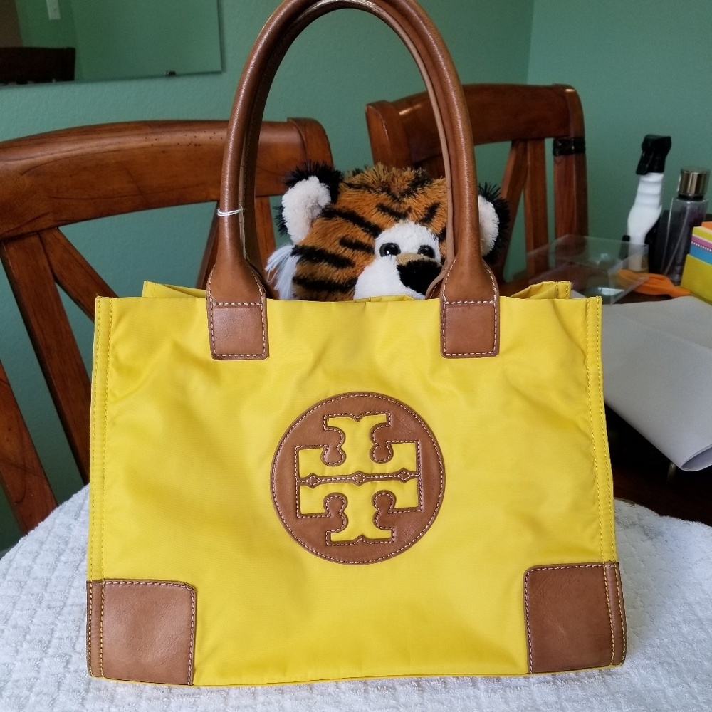 Yellow Canvas handbag